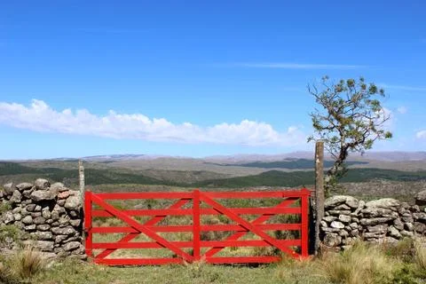 Red gate Stock Photos
