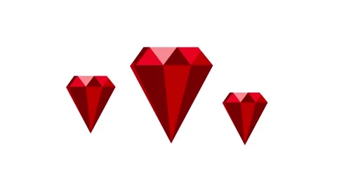 Red Gem Trio Stock Footage 335637963