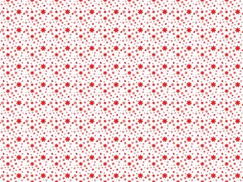 Red gemometric seamless pattern on white background Stock Illustration