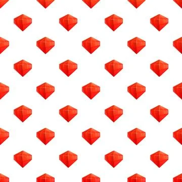Red gemstone pattern repeating seamless texture background 스톡 일러스트