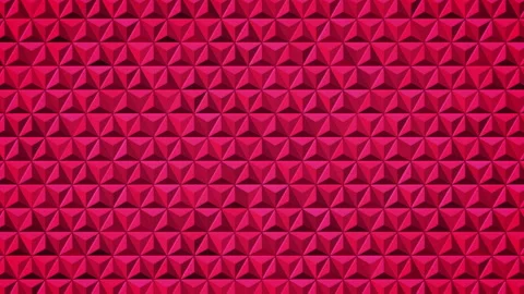 Red geometric 3D triangle pattern architectural texture Stock Footage 330167290