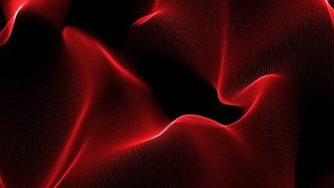 Red geometric abstract technology and science background, geometric backgro.. Stock Illustration