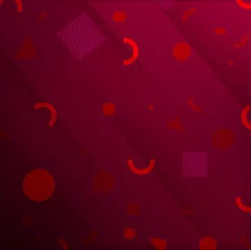 Red geometric background. Abstract shapes composition. Eps10 vector. Stock Illustration