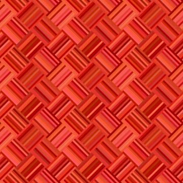 Red geometric diagonal stripe pattern - vector mosaic background イラスト素材