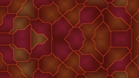 Red Geometric Pattern Background Animation. Video stock 329929180