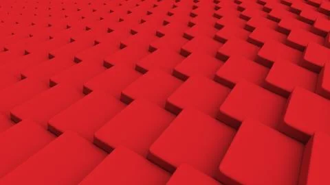 Red geometric pattern Stock Illustration