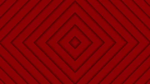 Red geometric pattern with overlapping squares. Stock Footage 289594766