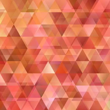 Red geometric retro low poly triangle background Иллюстрация