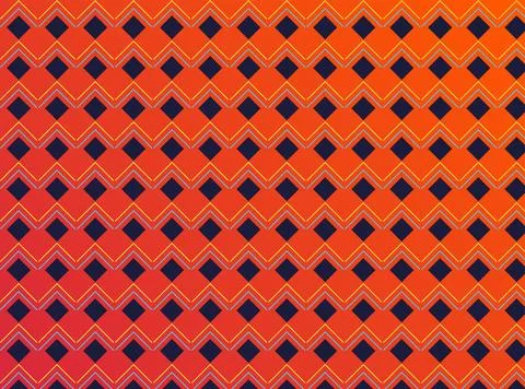 Red geometric seamless pattern for hispanic heritage Stock Illustration
