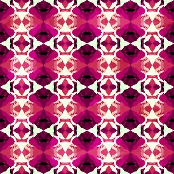 Red geometric seamless pattern Stock Illustration