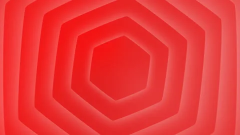 Red Geometric Shapes Forming Concentric Patterns. Vídeos de archivo 327969907