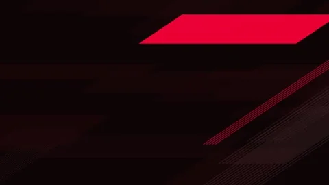 Red geometric shapes move across black background with subtle motion graphics Stock Footage 340939949