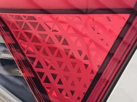 Red Geometric Triangle Mesh Texture Background Stock Photos