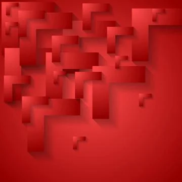Red geometry corporate background 스톡 일러스트
