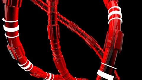 Red Giant 02 Looping Animation Stock Footage 73586213
