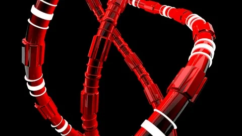 Red Giant 03 Looping Animation Stock Footage 73586361