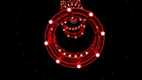 Red Giant 08 Looping Animation Stock Footage 73586686