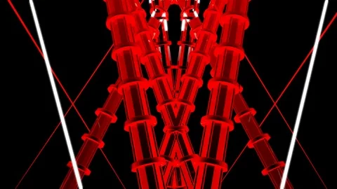 Red Giant 17 Looping Animation Stock Footage 73603478