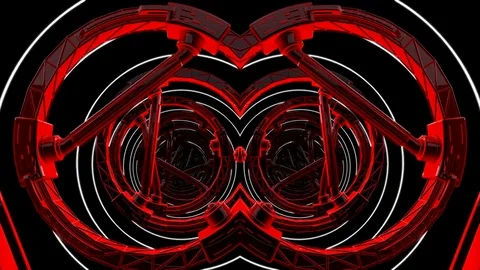 Red Giant 46 Looping Animation Video stock 73606483