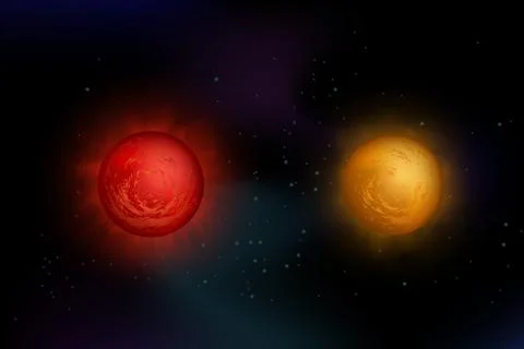 Red giant イラスト素材