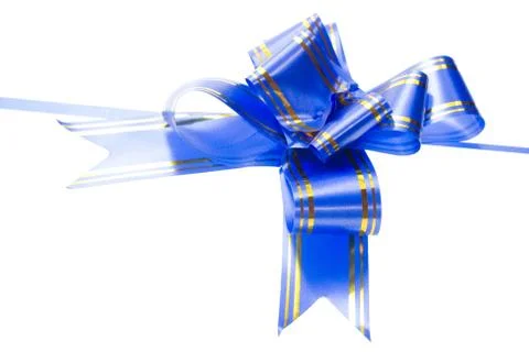 Red gift bow Stock Photos
