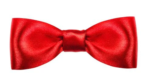 Red gift bow Stock Photos