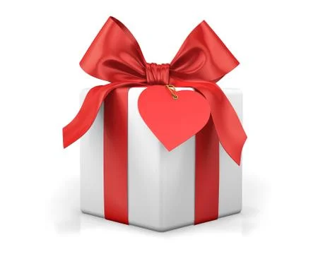 Red gift box Stock Illustration