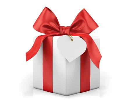 Red gift box Stock Illustration