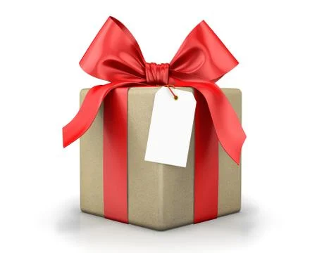 Red gift box 스톡 일러스트