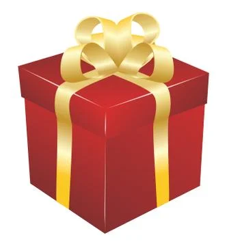 Red gift box イラスト素材