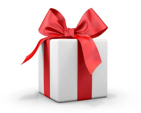 Red gift box Stock Illustration