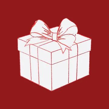 Red Gift Box illustration EPS Vector 스톡 일러스트