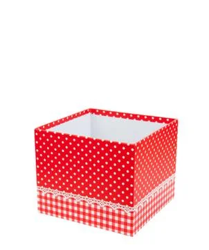 Red gift box Stock Photos