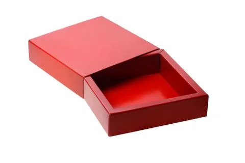 Red gift box Foto stock