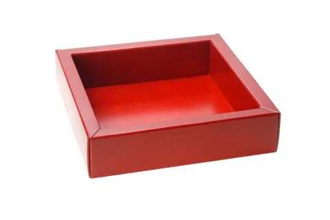 Red gift box Stock Photos