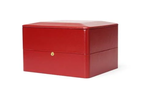 Red gift box Stock Photos