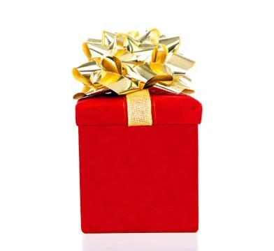 Red Gift Box Stock Photos