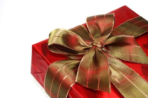 Red Gift Box Stock Photos