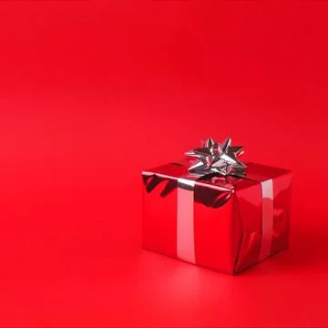 Red Gift Box Stock Photos