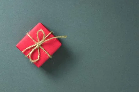 Red gift box Stock Photos