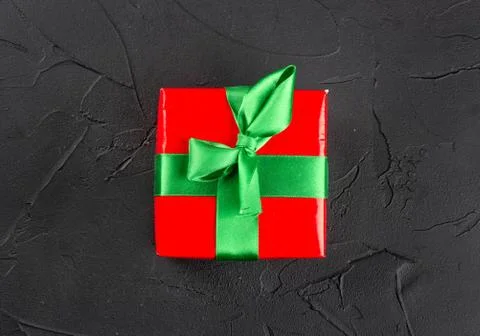Red gift box Stock Photos