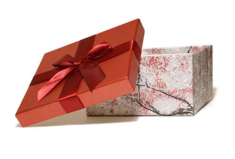Red Gift Box Stock Photos