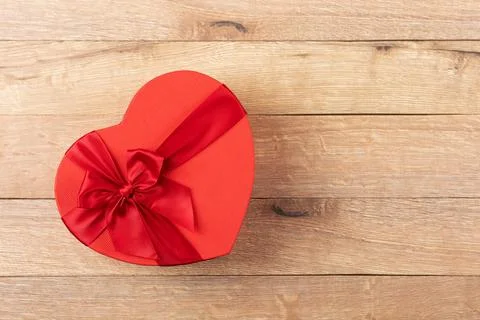 Red gift box Stock Photos