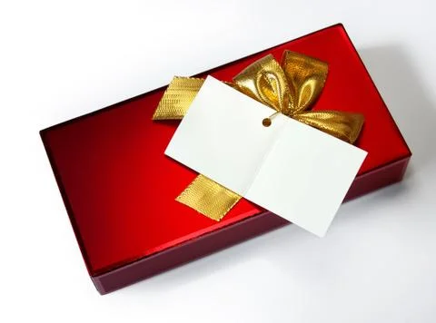 Red gift Stock Photos