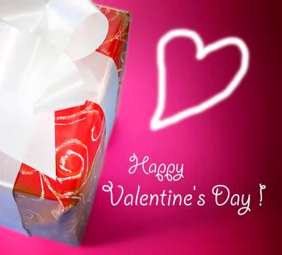 Red gift Stock Photos