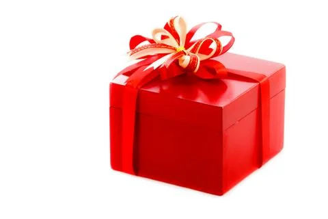 Red gift Stock Photos