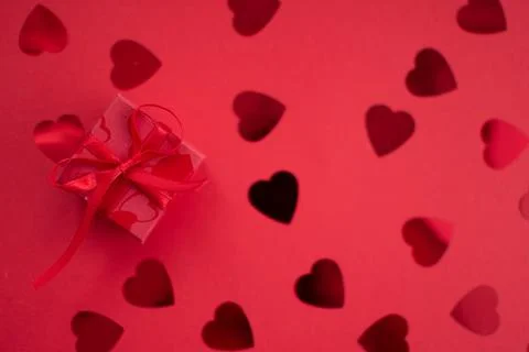 Red gift Stock Photos