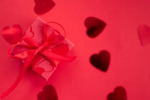 Red gift Stock Photos