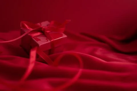 Red gift Stock Photos