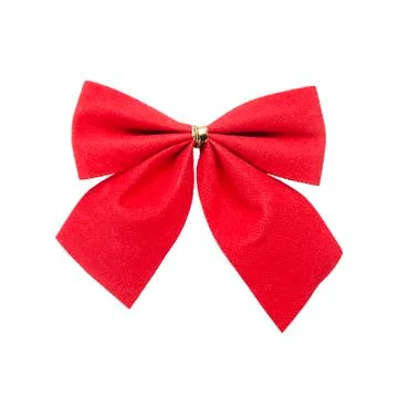 Red gift ribbon Stock Photos